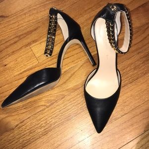 Leather Stiletto heel